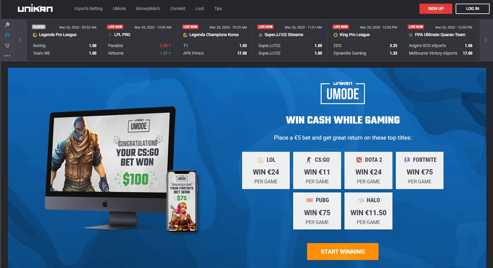 low betting cs go betting websites